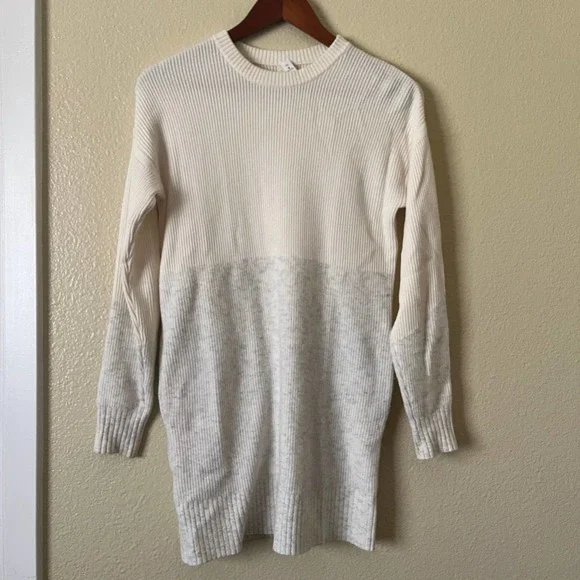 Lululemon restful intention sweater in angel wing/heathered light